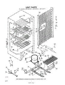 06 - Unit parts for Whirlpool Freezer EEV161FY1 / from AppliancePartsPros.com