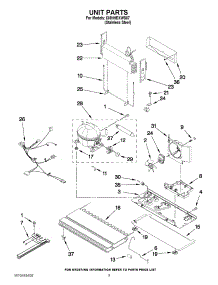 06 - Unit Parts parts for Whirlpool Refrigerator IX5HHEXWS07 / from AppliancePartsPros.com