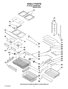 07 - Shelf Parts parts for Whirlpool Refrigerator IX5HHEXWS07 / from AppliancePartsPros.com