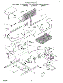 05 - Unit parts for Whirlpool Refrigerator ET18DKXAN11 / from AppliancePartsPros.com