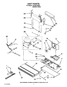 06 - Unit Parts parts for Whirlpool Refrigerator IX5HHEXWS08 / from AppliancePartsPros.com