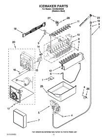 08 - Icemaker Parts parts for Whirlpool Refrigerator IX5HHEXWS08 / from AppliancePartsPros.com