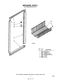 09 - Breaker parts for Whirlpool Freezer EEV161LW1 / from AppliancePartsPros.com