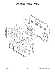 02 - Control Panel Parts parts for Whirlpool Range IES426AS0 / from AppliancePartsPros.com