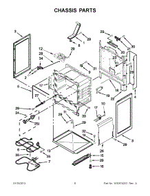 03 - Chassis Parts parts for Whirlpool Range IES426AS0 / from AppliancePartsPros.com