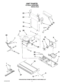 06 - Unit Parts parts for Whirlpool Refrigerator IX5HHEXWS09 / from AppliancePartsPros.com