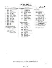 05 - Lit / Optional parts for Whirlpool Freezer EEV162CW0 / from AppliancePartsPros.com