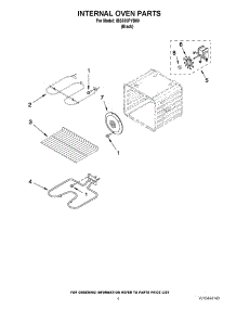 03 - Internal Oven Parts parts for Whirlpool Oven IBS350PYB00 / from AppliancePartsPros.com