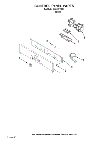 04 - Control Panel Parts parts for Whirlpool Oven IBS350PYB00 / from AppliancePartsPros.com