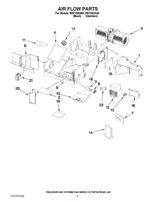 04 - Air Flow Parts parts for Whirlpool Microwave IMH1205AB0 / from AppliancePartsPros.com