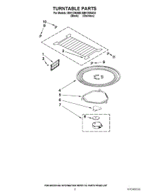 05 - Turntable Parts parts for Whirlpool Microwave IMH1205AB0 / from AppliancePartsPros.com