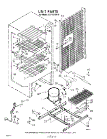 06 - Unit parts for Whirlpool Freezer EEV162EW0 / from AppliancePartsPros.com
