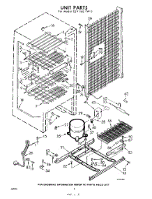 06 - Unit parts for Whirlpool Freezer EEV162FW0 / from AppliancePartsPros.com