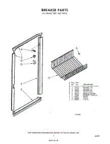 09 - Breaker parts for Whirlpool Freezer EEV162FW0 / from AppliancePartsPros.com