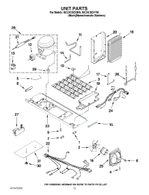 09 - Unit Parts parts for Whirlpool Refrigerator ISC23CDEXY00 / from AppliancePartsPros.com