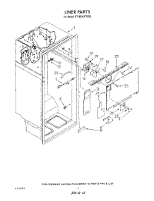 03 - Liner parts for Whirlpool Refrigerator ET18DKXTF03 / from AppliancePartsPros.com