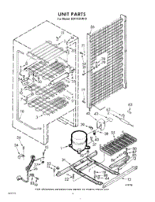 06 - Unit parts for Whirlpool Freezer EEV162LW0 / from AppliancePartsPros.com
