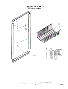 09 - Breaker parts for Whirlpool Freezer EEV162LW0 / from AppliancePartsPros.com