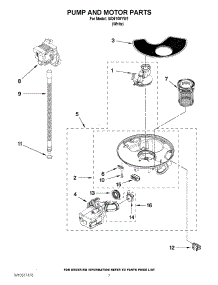 06 - Pump And Motor Parts parts for Whirlpool Dishwasher IUD6100YW1 / from AppliancePartsPros.com