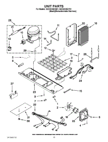 09 - Unit Parts parts for Whirlpool Refrigerator ISC23CDEXY01 / from AppliancePartsPros.com