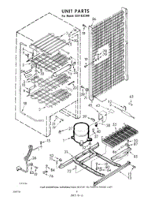 06 - Unit parts for Whirlpool Freezer EEV163CW0 / from AppliancePartsPros.com