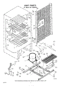 06 - Unit parts for Whirlpool Freezer EEV163FW0 / from AppliancePartsPros.com