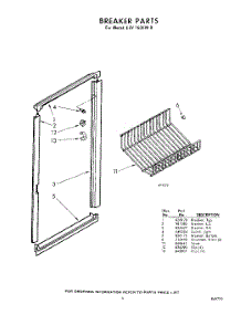 09 - Breaker parts for Whirlpool Freezer EEV163FW0 / from AppliancePartsPros.com