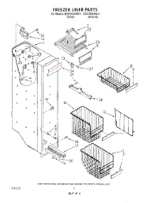 05 - Freezer Liner parts for Whirlpool Refrigerator ED27DQXWN11 / from AppliancePartsPros.com