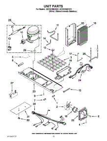 09 - Unit Parts parts for Whirlpool Refrigerator ISC23CNEXW01 / from AppliancePartsPros.com