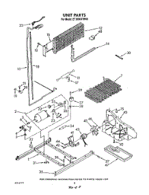 06 - Unit parts for Whirlpool Refrigerator ET18DKXTG05 / from AppliancePartsPros.com