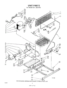 06 - Unit parts for Whirlpool Freezer EEV200NW0 / from AppliancePartsPros.com