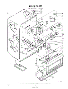 08 - Liner parts for Whirlpool Freezer EEV200NW0 / from AppliancePartsPros.com