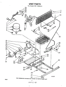 06 - Unit parts for Whirlpool Freezer EEV200NW1 / from AppliancePartsPros.com