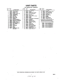 07 - Section parts for Whirlpool Freezer EEV200NW1 / from AppliancePartsPros.com