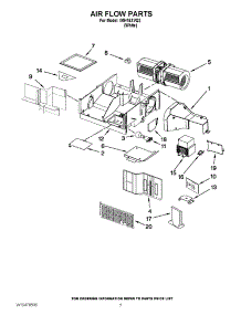 04 - Air Flow Parts parts for Whirlpool Microwave IMH15XVQ2 / from AppliancePartsPros.com