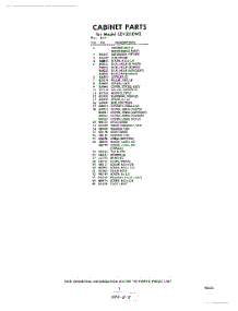 03 - Section parts for Whirlpool Freezer EEV201EW0 / from AppliancePartsPros.com