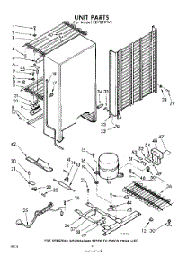 08 - Unit parts for Whirlpool Freezer EEV201FW1 / from AppliancePartsPros.com