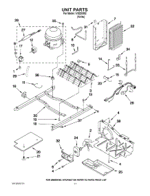 07 - Unit Parts parts for Whirlpool Refrigerator IVS225302 / from AppliancePartsPros.com