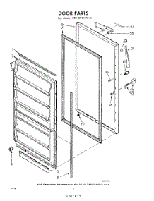 04 - Door parts for Whirlpool Freezer EEV201NW0 / from AppliancePartsPros.com