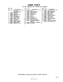 05 - Section parts for Whirlpool Freezer EEV202EA0 / from AppliancePartsPros.com
