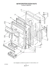 07 - Refrigerator Door parts for Whirlpool Refrigerator ET18DKXTN03 / from AppliancePartsPros.com