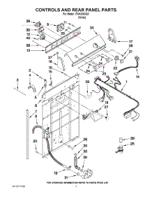 02 - Controls And Rear Panel Parts parts for Whirlpool Washer ITW4300XQ0 / from AppliancePartsPros.com