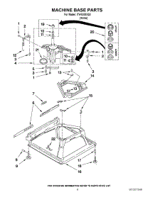 05 - Machine Base Parts parts for Whirlpool Washer ITW4300XQ0 / from AppliancePartsPros.com
