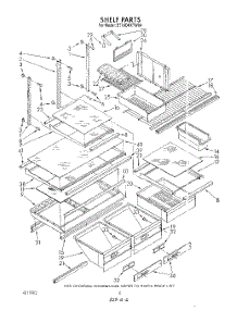 05 - Shelf , Lit / Optional parts for Whirlpool Refrigerator ET18DKXTN04 / from AppliancePartsPros.com