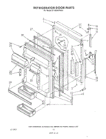 07 - Refrigerator Door parts for Whirlpool Refrigerator ET18DKXTN04 / from AppliancePartsPros.com