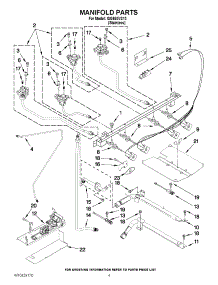03 - Manifold Parts parts for Whirlpool Range ISG650VS13 / from AppliancePartsPros.com