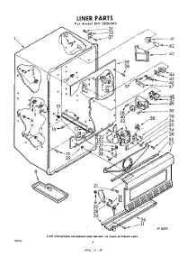 08 - Liner parts for Whirlpool Freezer EEV202NW0 / from AppliancePartsPros.com