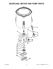 04 - Gearcase, Motor And Pump Parts parts for Whirlpool Washer ITW4600YQ1 / from AppliancePartsPros.com