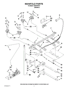 03 - Manifold Parts parts for Whirlpool Range ISG650WS01 / from AppliancePartsPros.com