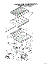 03 - Compartment Separator parts for Whirlpool Refrigerator ET18DKXWN00 / from AppliancePartsPros.com